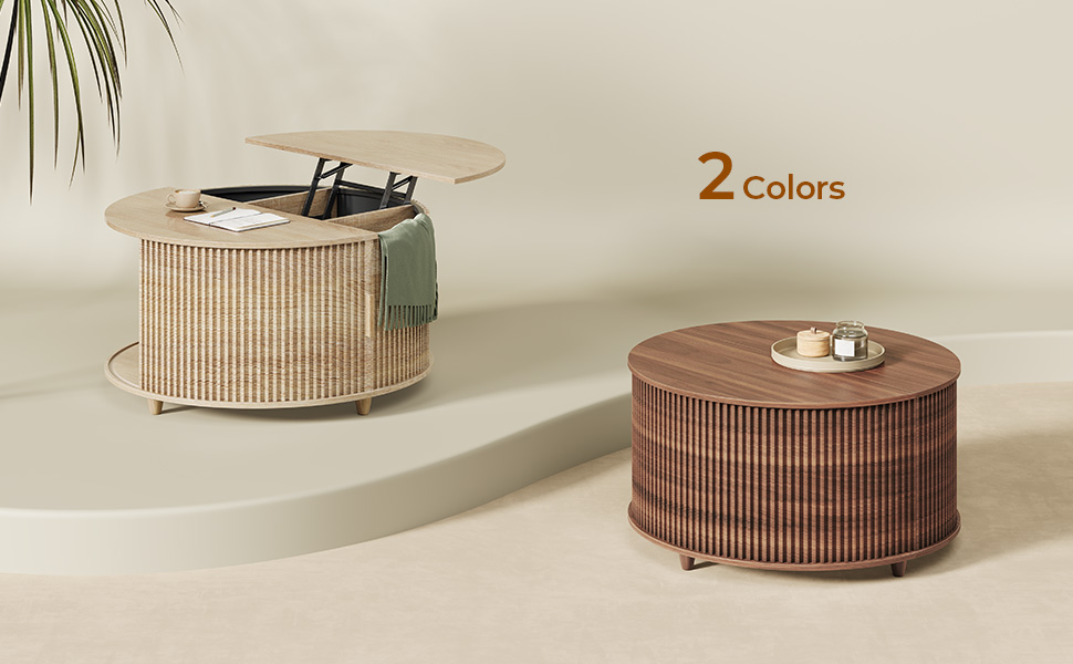 Amazon.com: Round Lift Top Coffee Table, 34.6